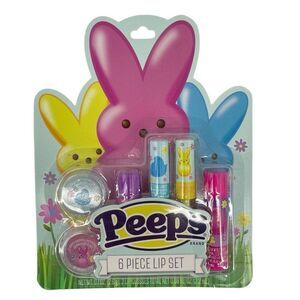 Peeps Girls 6-Piece Lip Set – 2 Balms, 2 Gloss Pots & 2 Wand Lip Glosses